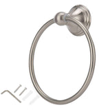 Towel Ring Stainless Steel Hand Towel Holder WallMounted Towel Rack Bathroom Hardware Rack(893 Brushed ) In Australia - Darrahopens
