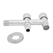 G1/2 Stainless Steel Faucet 1 Inlet 2 Outlet Washing Machine Water Tap for Home Bathroom Balcony In Australia - Darrahopens