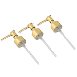 Perfume Bottle Pump Shampoo and Conditioner Bottle Nozzle for Soap Lotion Massage Oil BottleGolden