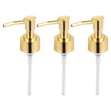 Perfume Bottle Pump Shampoo and Conditioner Bottle Nozzle for Soap Lotion Massage Oil BottleGolden