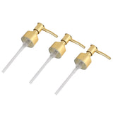Perfume Bottle Pump Shampoo and Conditioner Bottle Nozzle for Soap Lotion Massage Oil BottleGolden