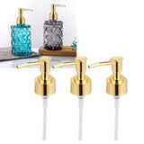Perfume Bottle Pump Shampoo and Conditioner Bottle Nozzle for Soap Lotion Massage Oil BottleGolden
