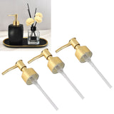 Perfume Bottle Pump Shampoo and Conditioner Bottle Nozzle for Soap Lotion Massage Oil BottleGolden