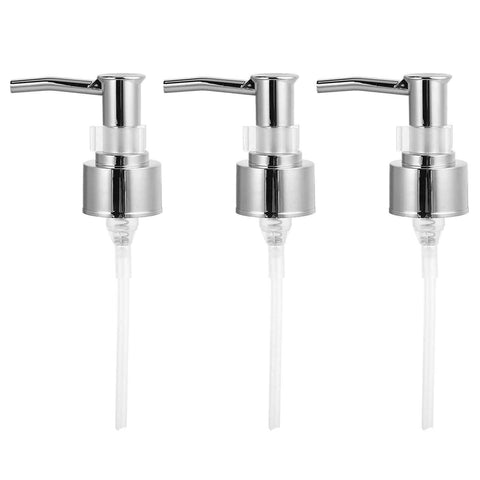 Perfume Bottle Pump Shampoo and Conditioner Bottle Nozzle for Soap Lotion Massage Oil BottleSilver In Australia - Darrahopens