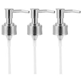 Perfume Bottle Pump Shampoo and Conditioner Bottle Nozzle for Soap Lotion Massage Oil BottleSilver