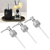 Perfume Bottle Pump Shampoo and Conditioner Bottle Nozzle for Soap Lotion Massage Oil BottleSilver