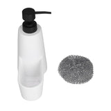 Soap Dispenser Dishwashing Liquid Hand Soap Pump with A Steel Ball for Bathroom and Kitchen SinkWhite