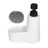 Soap Dispenser Dishwashing Liquid Hand Soap Pump with A Steel Ball for Bathroom and Kitchen SinkWhite