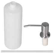 Sink Soap Dispenser Stainless Steel Press Head 300ML Soap Lotion Container Kitchen Bathroom Accessory In Australia - Darrahopens