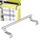 2Pcs Stainless Steel Hanging Towel Rack No Punch Bathroom Hanger for Home Hotel Apartment23CM