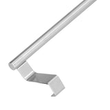 2Pcs Stainless Steel Hanging Towel Rack No Punch Bathroom Hanger for Home Hotel Apartment36CM