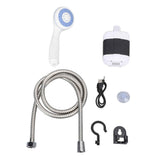 Rechargeable Camping Shower 2400mah USB Charging Powerful Waterproof Camping Shower Set for Home Outdoor In Australia - Darrahopens