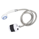 Rechargeable Camping Shower 2400mah USB Charging Powerful Waterproof Camping Shower Set for Home Outdoor