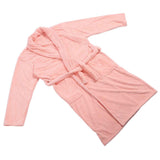Bathrobe Coral Velvet Thicken Soft Water Absorbent Warm Belt Design Couple Bathrobe for Home Hotel Pink In Australia - Darrahopens