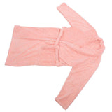 Bathrobe Coral Velvet Thicken Soft Water Absorbent Warm Belt Design Couple Bathrobe for Home Hotel Pink In Australia - Darrahopens