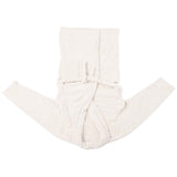 Bathrobe Coral Velvet Thicken Soft Water Absorbent Warm Belt Design Couple Bathrobe for Home Hotel Milky White
