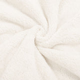 Bathrobe Coral Velvet Thicken Soft Water Absorbent Warm Belt Design Couple Bathrobe for Home Hotel Milky White
