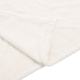 Bathrobe Coral Velvet Thicken Soft Water Absorbent Warm Belt Design Couple Bathrobe for Home Hotel Milky White