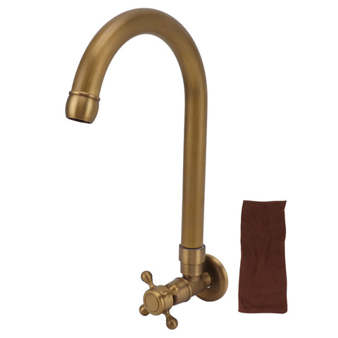 Garden Outdoor Faucet Antique In Wall Frost Crack Prevention 360 Degree Rotation Single Cold Water Faucet Tap Round Mouth In Australia - Darrahopens