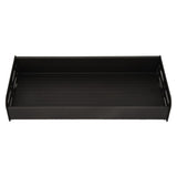 Floating Shelves Space Aluminum Wall Mounted Decorative Storage Shelf for Kitchen Bathroom Living Room Bedroom Black