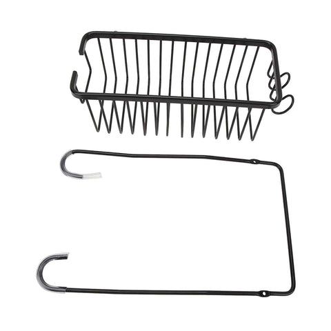 Over The Toilet Storage Shelf Large Capacity Aluminum Toilet Storage Basket Metal Bathroom Storage Organizer Black In Australia - Darrahopens