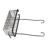 Over The Toilet Storage Shelf Large Capacity Aluminum Toilet Storage Basket Metal Bathroom Storage Organizer Black