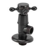 Solid Brass Angle Stop Valve Retro Thickened Cold Hot Triangle Valve Explosion Proof Water Shut Off Valve Black In Australia - Darrahopens