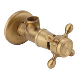 Solid Brass Angle Stop Valve Retro Thickened Cold Hot Triangle Valve Explosion Proof Water Shut Off Valve Antique In Australia - Darrahopens