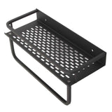 Shower Caddy Grey Shower Organizer Shelf Easy Install Aluminium Alloy Large Capacity Shower Accessory for Bathroom Home 30cm / 11.8in