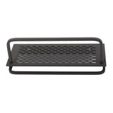 Shower Caddy Grey Shower Organizer Shelf Easy Install Aluminium Alloy Large Capacity Shower Accessory for Bathroom Home 30cm / 11.8in