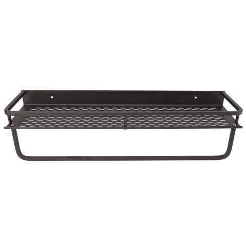 Shower Caddy Grey Shower Organizer Shelf Easy Install Aluminium Alloy Large Capacity Shower Accessory for Bathroom Home 50cm / 19.7in