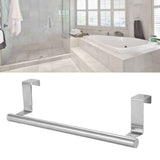 Multi Purpose Stainless Steel Single Bar Towel Rack Hole Free Towel Rack Bathroom Towel Bar S 6.2x23.5cm In Australia - Darrahopens