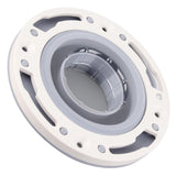 Toilet Flange Silicone and ABS Gray Universal Toilet Flange Replacement for 4in 5in Special 3in Waste Pipe
