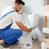 Toilet Flange Silicone and ABS Gray Universal Toilet Flange Replacement for 4in 5in Special 3in Waste Pipe