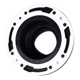 Toilet Flange Repair Kit Black Durable Silicone ABS Easy Installation Toilet Flange Replacement Kit for 4in 5in Pipe