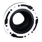 Toilet Flange Repair Kit Black Durable Silicone ABS Easy Installation Toilet Flange Replacement Kit for 4in 5in Pipe