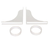 2 Pcs Bathtub Splashing Guard Acrylic Shower Tub Corner Water Blocking Plate for Bathroom Kitchen Sink