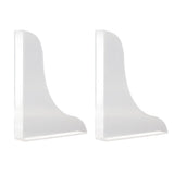 2 Pcs Bathtub Splashing Guard Acrylic Shower Tub Corner Water Blocking Plate for Bathroom Kitchen Sink