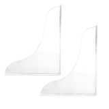 2 Pcs Bathtub Splashing Guard Acrylic Shower Tub Corner Water Blocking Plate for Bathroom Kitchen Sink