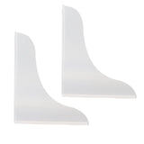 2 Pcs Bathtub Splashing Guard Acrylic Shower Tub Corner Water Blocking Plate for Bathroom Kitchen Sink