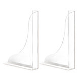 2 Pcs Bathtub Splashing Guard Acrylic Shower Tub Corner Water Blocking Plate for Bathroom Kitchen Sink
