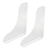 2 Pcs Bathtub Splashing Guard Acrylic Shower Tub Corner Water Blocking Plate for Bathroom Kitchen Sink