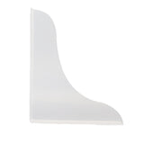 2 Pcs Bathtub Splashing Guard Acrylic Shower Tub Corner Water Blocking Plate for Bathroom Kitchen Sink