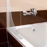 2 Pcs Bathtub Splashing Guard Acrylic Shower Tub Corner Water Blocking Plate for Bathroom Kitchen Sink