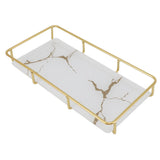 Bathroom Vanity Tray Modern Stylish Anti Slip Kitchen Sink Countertop Storage Organizer S White