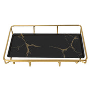 Bathroom Vanity Tray Modern Stylish Anti Slip Kitchen Sink Countertop Storage Organizer L Black In Australia - Darrahopens