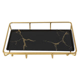 Bathroom Vanity Tray Modern Stylish Anti Slip Kitchen Sink Countertop Storage Organizer L Black In Australia - Darrahopens