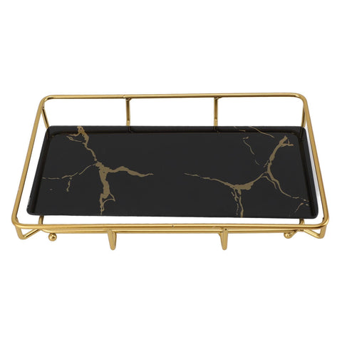 Bathroom Vanity Tray Modern Stylish Anti Slip Kitchen Sink Countertop Storage Organizer L Black In Australia - Darrahopens