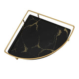 Bathroom Storage Tray Light Luxury Decorative Golden Texture Triangle Bathroom Organiser Tray for Soap Towel Paper Napkins Jewellery Makeup Black In Australia - Darrahopens