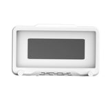 Shower Cell Phone Holder Bathroom 360 Degree Rotatable Drill Free Waterproof Wall Mounted Cell Phone Case White